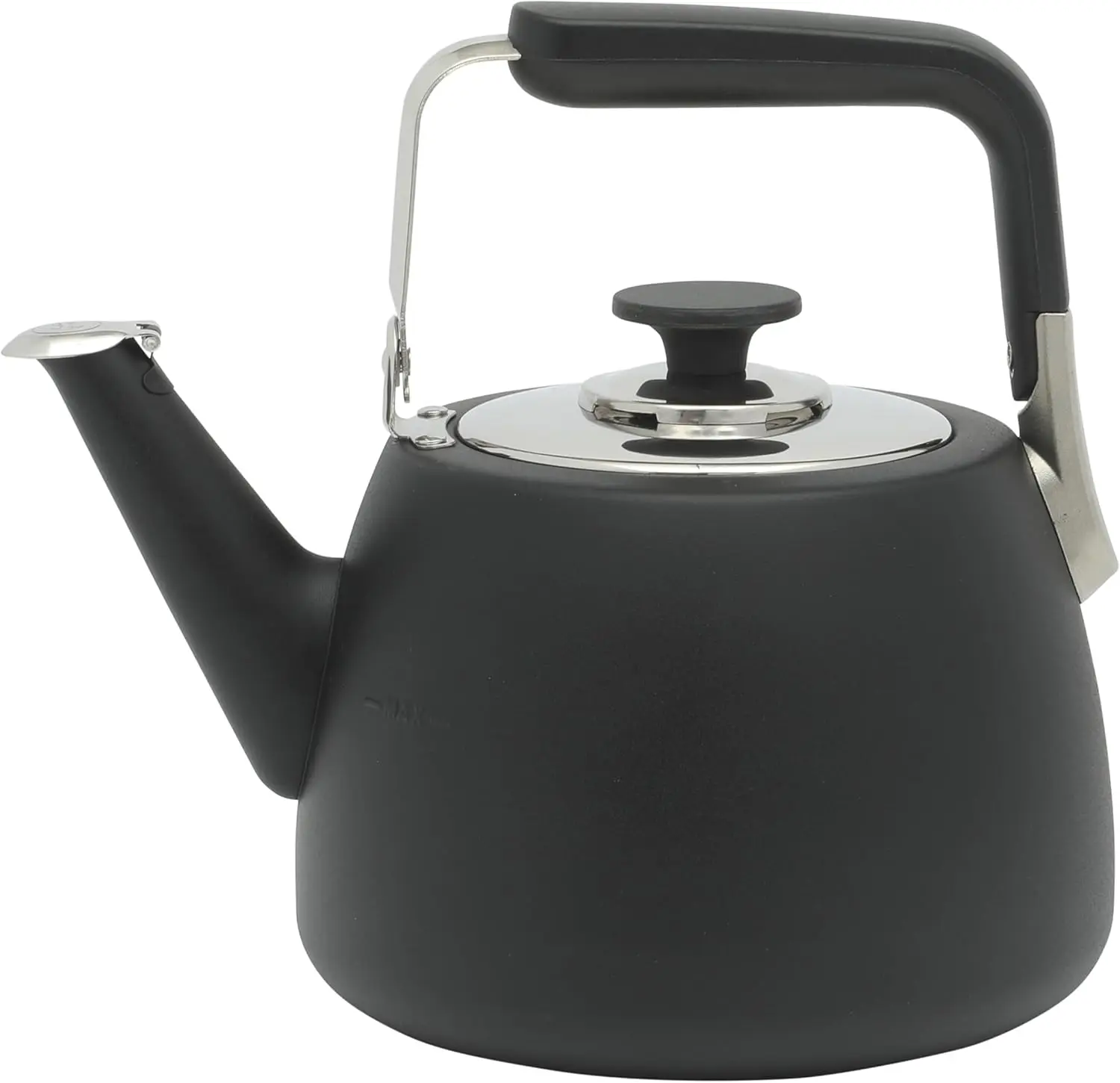 Large 2 QT Heavy Gauge Stainless Steel Tea Kettle with Whistle - Matte Black for Kitchen
Large 2 QT Heavy Gauge Stainless Steel Tea Kettle with Whistle - Matte Black for Kitchen