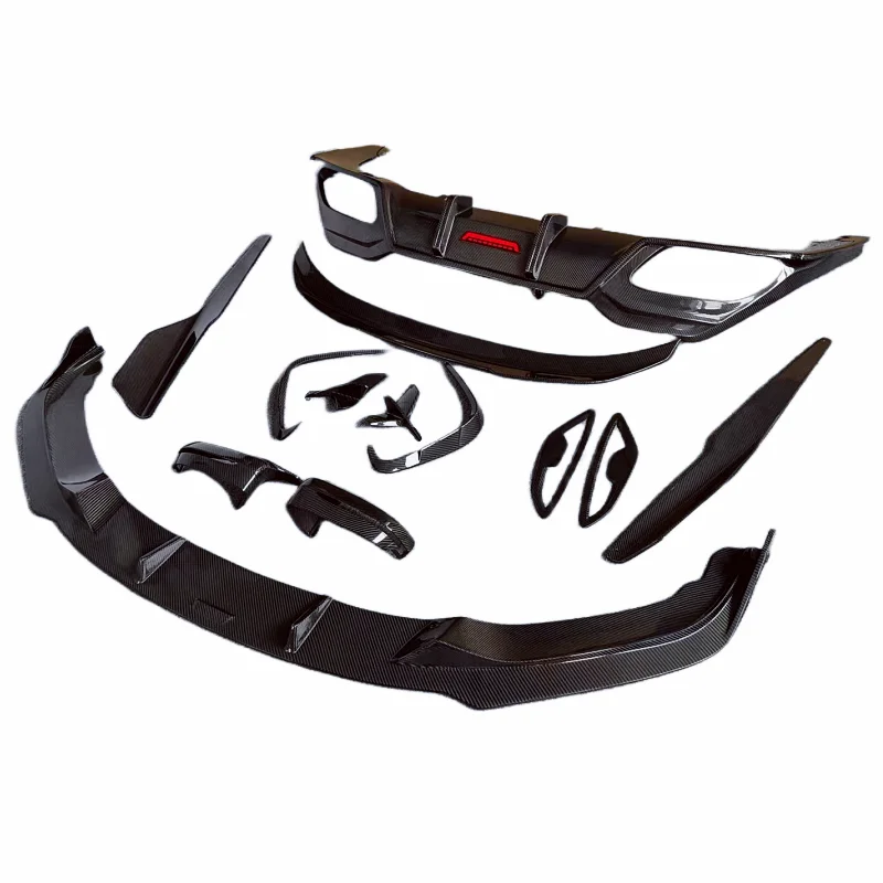 Передний бампер из углеродного волокна в стиле TK, боковая юбка, задний диффузор, задний спойлер, комплект кузова для 8-й серии G14 G15 G16, комплект кузова
Передний бампер из углеродного волокна в стиле TK, боковая юбка, задний диффузор, задний спойлер, комплект кузова для 8-й серии G14 G15 G16, комплект кузова