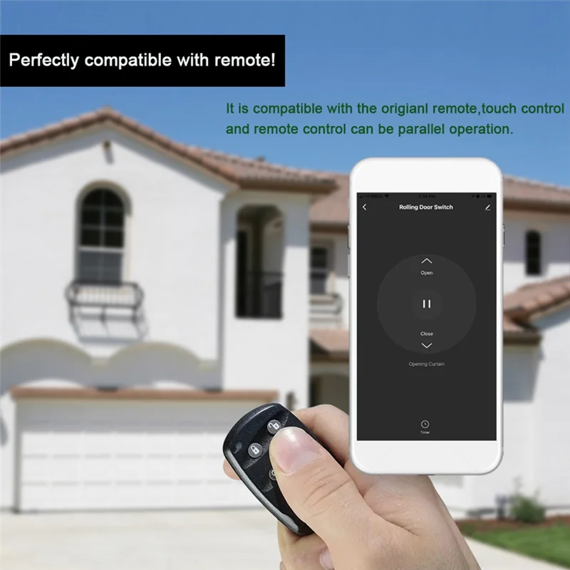 【Must-Haves】Wifi Curtain Switch For Electric Motorized Roller Shutter, Blinds US Switch, Smart Home For Google Home, Alexa
【Must-Haves】Wifi Curtain Switch For Electric Motorized Roller Shutter, Blinds US Switch, Smart Home For Google Home, Alexa