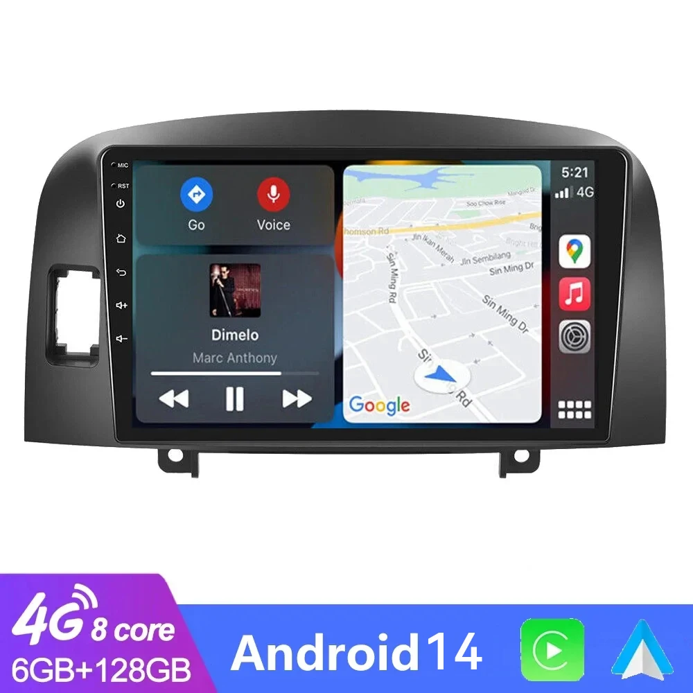 Wireless Carplay Android Auto Radio For Hyundai SONATA NF 2004-2005 2006 2007 2008 Car Multimedia Player GPS Navigation FM DSP
Wireless Carplay Android Auto Radio For Hyundai SONATA NF 2004-2005 2006 2007 2008 Car Multimedia Player GPS Navigation FM DSP