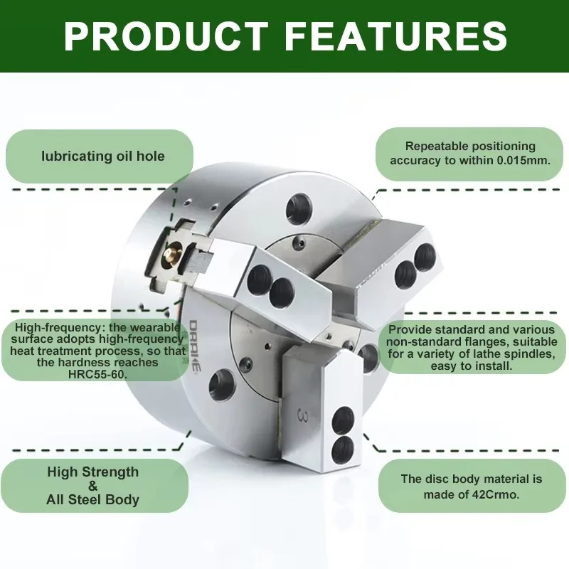 Three Jaw Chuck Solid Lathe Cnc Hydraulic Chuck Power Drill Chuck Lathe Machine For Milling Drilling
Three Jaw Chuck Solid Lathe Cnc Hydraulic Chuck Power Drill Chuck Lathe Machine For Milling Drilling