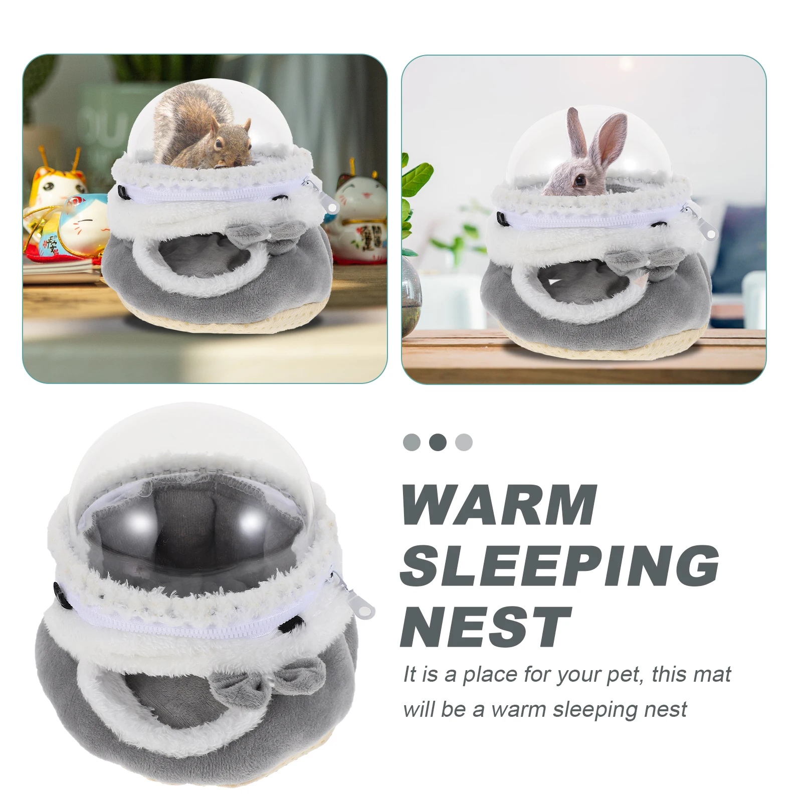 1pc Small Pet Small Animal Bed Nest Hammock For Hamster Squirrel Hedgehog Winter Bed Acrylic Lightweight Portable Cotton
1pc Small Pet Small Animal Bed Nest Hammock For Hamster Squirrel Hedgehog Winter Bed Acrylic Lightweight Portable Cotton
