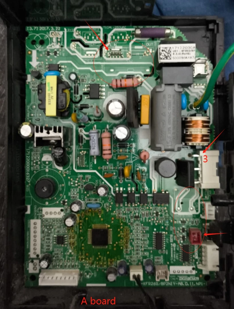 New Midea control board motherboard 17122000016327 EU-KFR26G/BP2N1Y-AB 17122000019588 US1-KF35G/BP2N1Y-12F1
New Midea control board motherboard 17122000016327 EU-KFR26G/BP2N1Y-AB 17122000019588 US1-KF35G/BP2N1Y-12F1