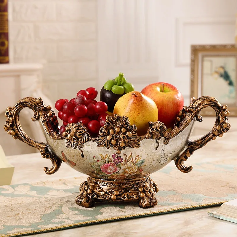 Fruit Tray Creative Home Fruit Tray Retro Style Living Room Tea Table Resin Large High Foot Dried Fruit Tray Ornament
Fruit Tray Creative Home Fruit Tray Retro Style Living Room Tea Table Resin Large High Foot Dried Fruit Tray Ornament