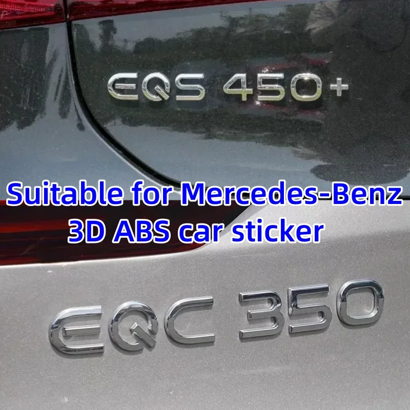 For Mercedes-Benz EQE53 EQS53 EQS450 EQC400 EQA300 EQB350 EQE400 Tail-mounted logo. The 3D letter sign is made of ABS material.
For Mercedes-Benz EQE53 EQS53 EQS450 EQC400 EQA300 EQB350 EQE400 Tail-mounted logo. The 3D letter sign is made of ABS material.
