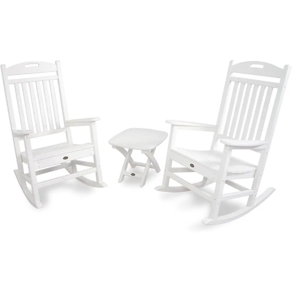 3-Piece Yacht Club Rocker Chair Set in Classic White
3-Piece Yacht Club Rocker Chair Set in Classic White