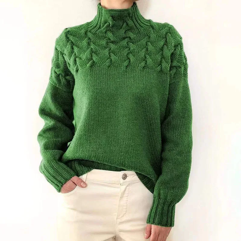 New Autumn Winter Sweaters Womens Turtleneck Warm Pullovers Sweaters Coat Long Sleeve Top Female Korean Fashion Knit Base Shirt
New Autumn Winter Sweaters Womens Turtleneck Warm Pullovers Sweaters Coat Long Sleeve Top Female Korean Fashion Knit Base Shirt