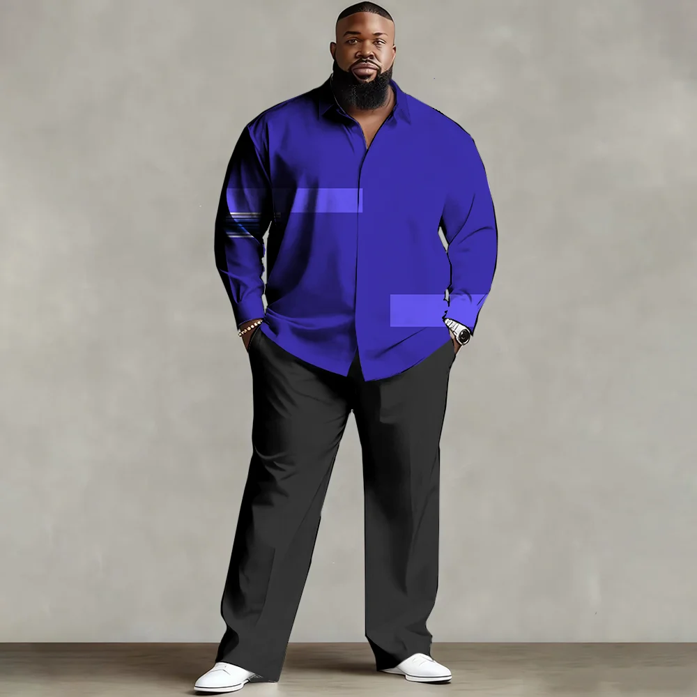 S-9xl plus size Men's Shirt Set: Plaid-Modern Style - Soft Cotton Blend, Sleek Asymmetric Check Prints, Wrinkle-Resistant,
S-9xl plus size Men's Shirt Set: Plaid-Modern Style - Soft Cotton Blend, Sleek Asymmetric Check Prints, Wrinkle-Resistant,