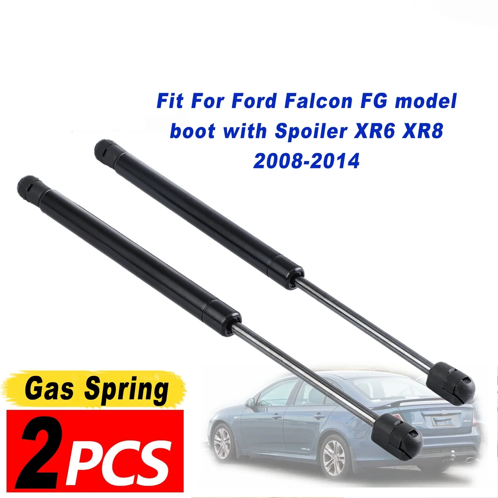 2xGas Struts For Ford Falcon FG model boot WITHOUT spoiler XR6 XR8 2008 to 2014
2xGas Struts For Ford Falcon FG model boot WITHOUT spoiler XR6 XR8 2008 to 2014
