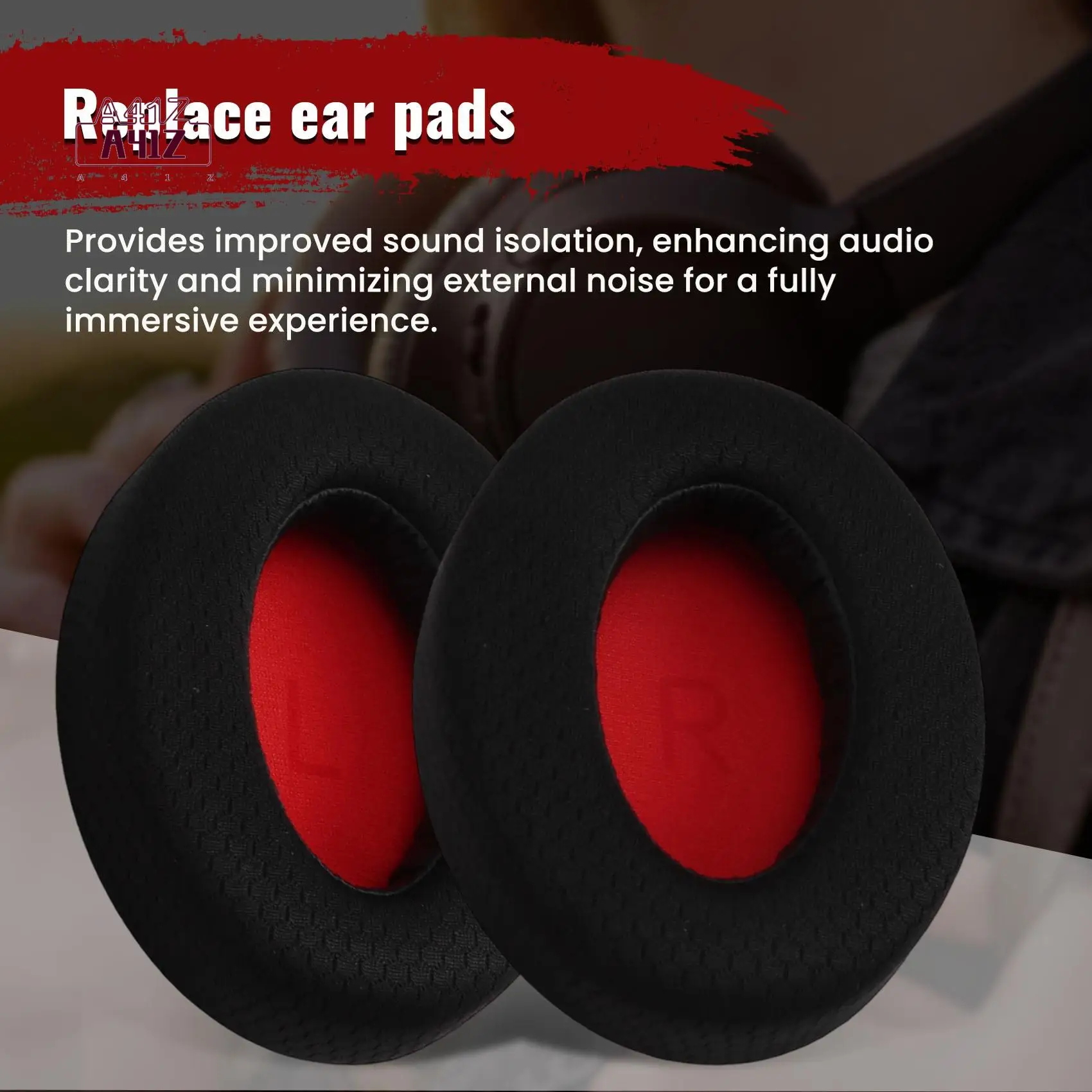 A41Z-Replacement Ear Pads For 1MORE Sonoflow Headphones Earmuff Mesh Earpads Enhanced Sound Isolation
A41Z-Replacement Ear Pads For 1MORE Sonoflow Headphones Earmuff Mesh Earpads Enhanced Sound Isolation