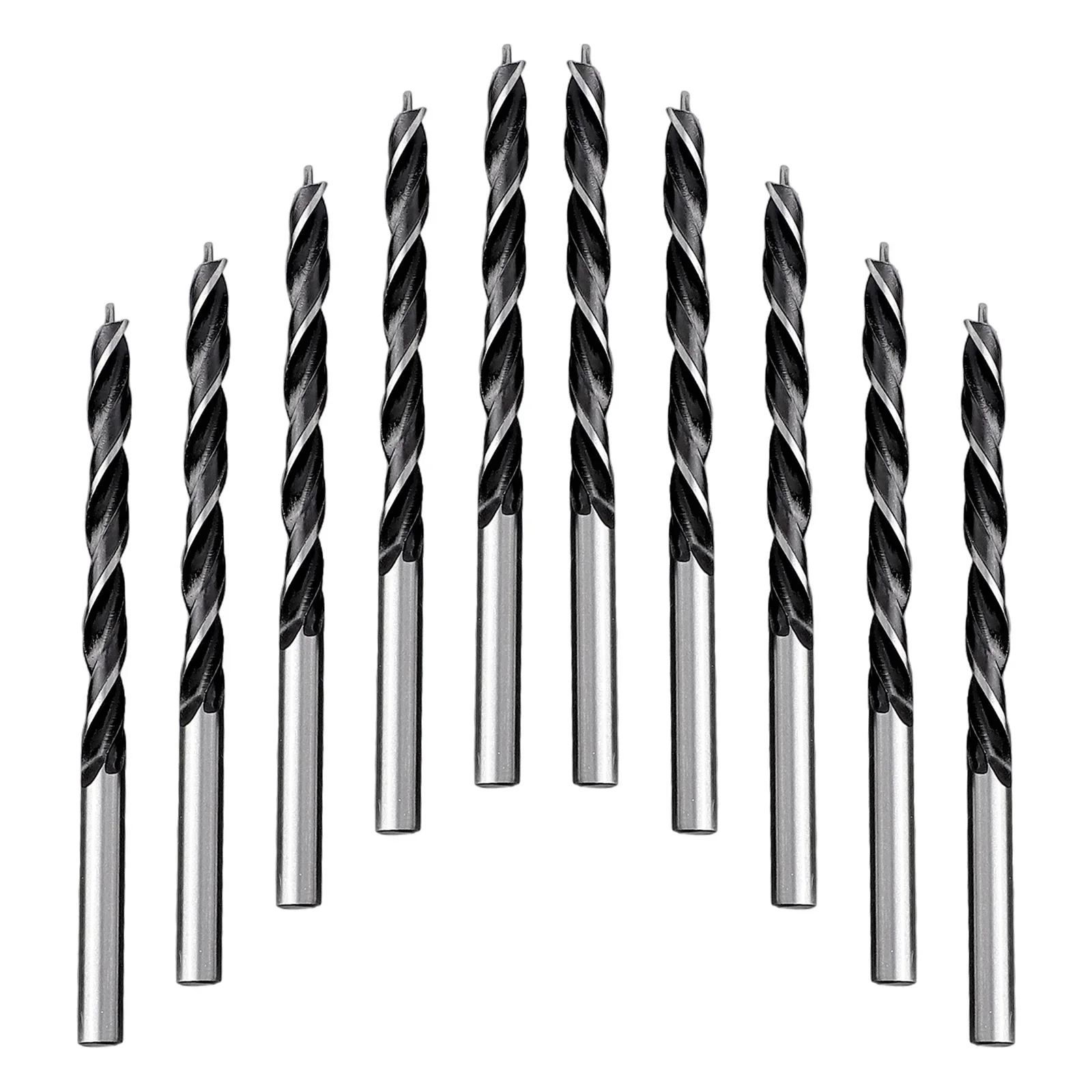 10pcs High Carbon Steel Woodworking Spiral Drill Bit 5mm Wood Drills Full Grinding Blade W/ Center Point Power Tools Parts
10pcs High Carbon Steel Woodworking Spiral Drill Bit 5mm Wood Drills Full Grinding Blade W/ Center Point Power Tools Parts