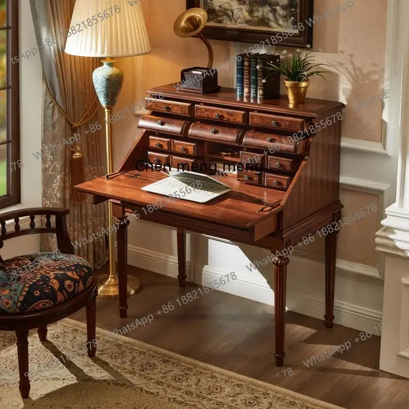 Solid wood multi-function cabinet household bedroom dresser storage writing desk solid wood desk R
Solid wood multi-function cabinet household bedroom dresser storage writing desk solid wood desk R