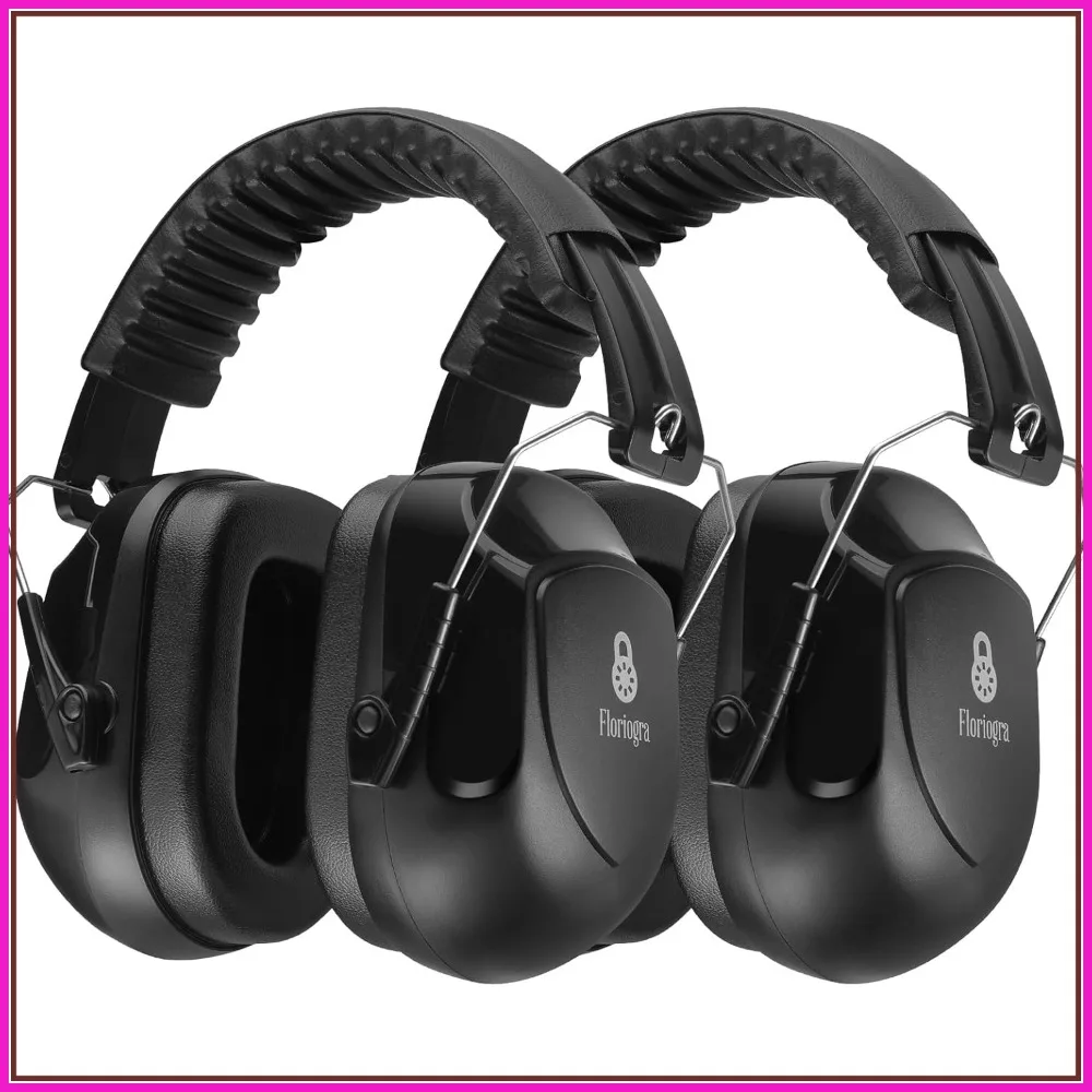 34dB Noise Canceling Earmuffs for Shooting, Construction, Mowing - 2 Pack
34dB Noise Canceling Earmuffs for Shooting, Construction, Mowing - 2 Pack