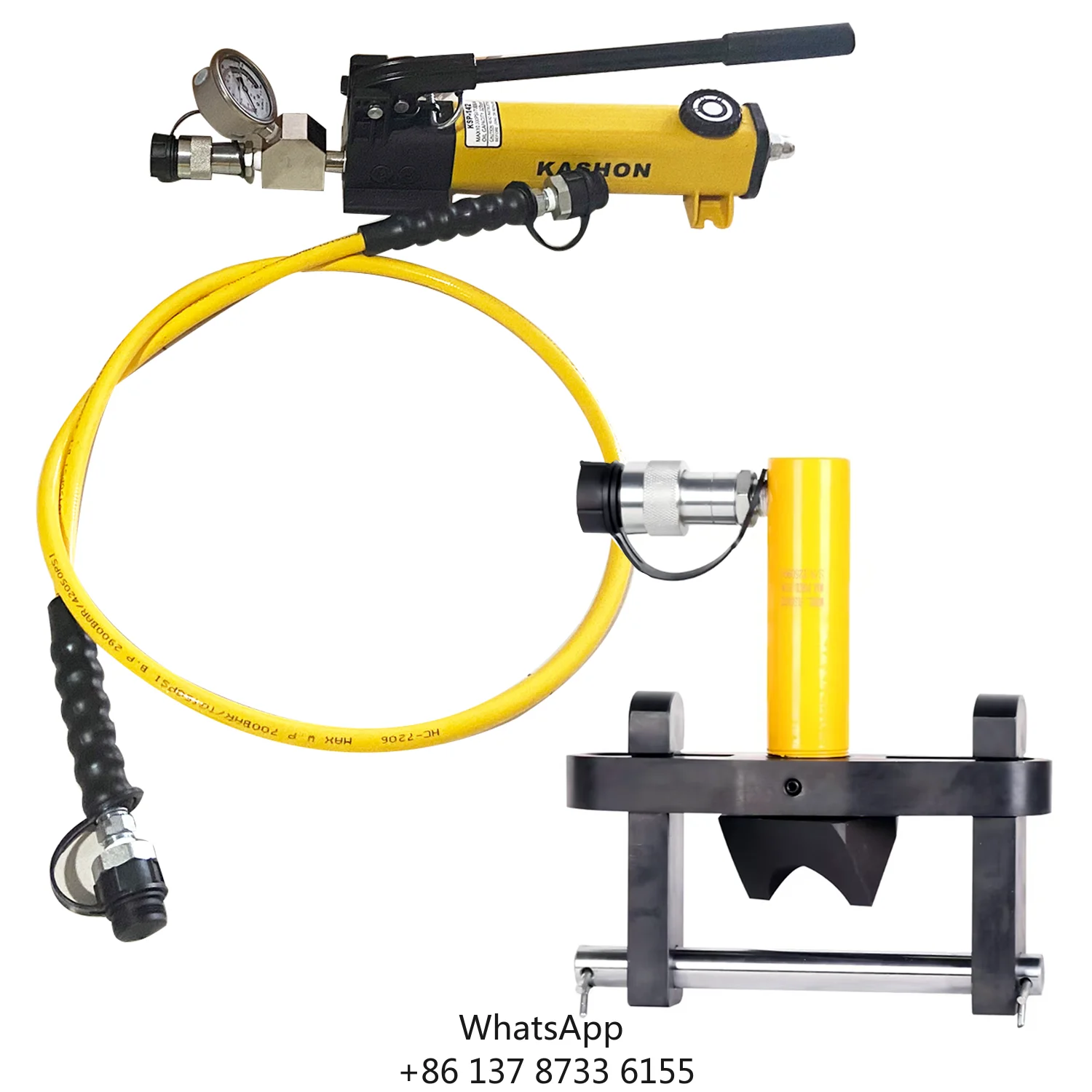 Complete Set, FS-109, 10 Ton, Hydraulic Flange Spreader, 8.50 In Maximum Spread With Hand Pump Set
Complete Set, FS-109, 10 Ton, Hydraulic Flange Spreader, 8.50 In Maximum Spread With Hand Pump Set