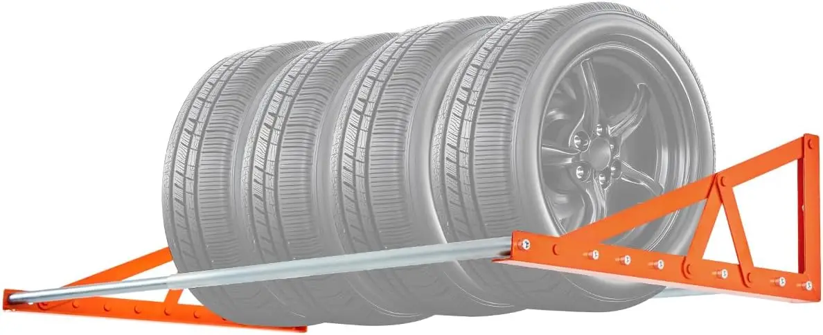 Регулируемая настенная полка для шин, сверхпрочная стальная полка для хранения шин R14-R20, максимальная мощность 400 фунтов
Регулируемая настенная полка для шин, сверхпрочная стальная полка для хранения шин R14-R20, максимальная мощность 400 фунтов