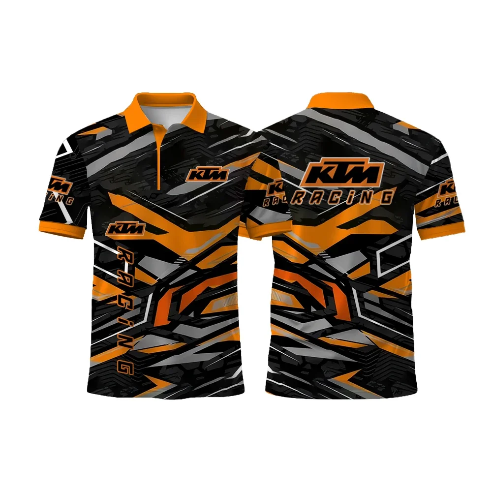 New Turn-down Collar Short Sleeve Breathable Motorcycle Off-road Riding Sport TopsKTM Logo Printed Comfortable Polo Shirt
New Turn-down Collar Short Sleeve Breathable Motorcycle Off-road Riding Sport TopsKTM Logo Printed Comfortable Polo Shirt