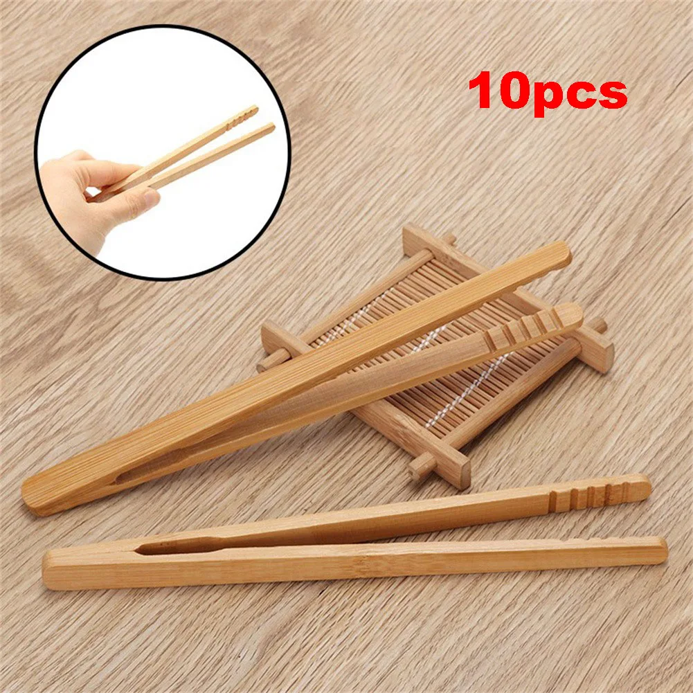 10/2pcs 18cm Bamboo. Wood Wooden Food Toast Salad Tongs Toaster Bacon Sugar Ice Tea Tong Tea Clips Teaware For Kitchen
10/2pcs 18cm Bamboo. Wood Wooden Food Toast Salad Tongs Toaster Bacon Sugar Ice Tea Tong Tea Clips Teaware For Kitchen