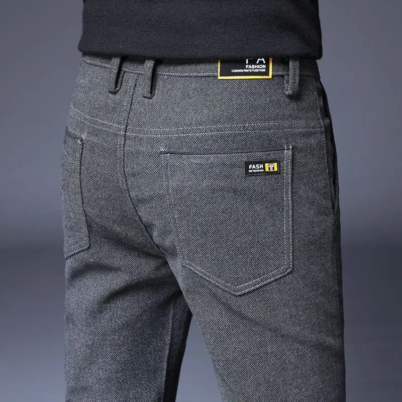 Men's Casual Pants Slim Straight Trend Autumn Winter Business Versatile Youth Plaid Korean Long Pants Jean Homme for Men
Men's Casual Pants Slim Straight Trend Autumn Winter Business Versatile Youth Plaid Korean Long Pants Jean Homme for Men