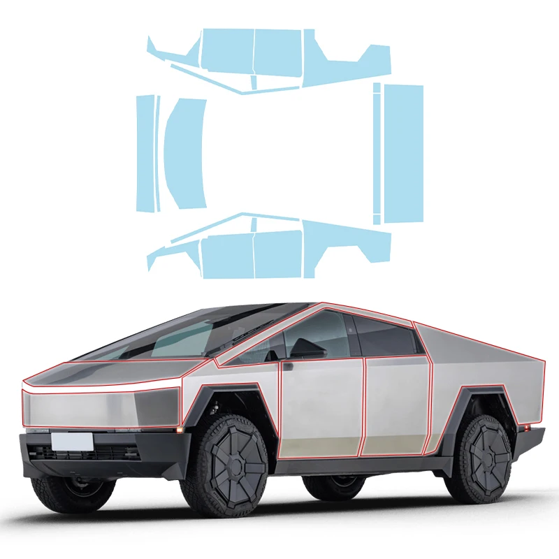 25 лет PPF для Tesla Cybertruck, защитная пленка для краски, прозрачный комплект из ТПУ против царапин, автомобильные невидимые прозрачные аксессуары
25 лет PPF для Tesla Cybertruck, защитная пленка для краски, прозрачный комплект из ТПУ против царапин, автомобильные невидимые прозрачные аксессуары