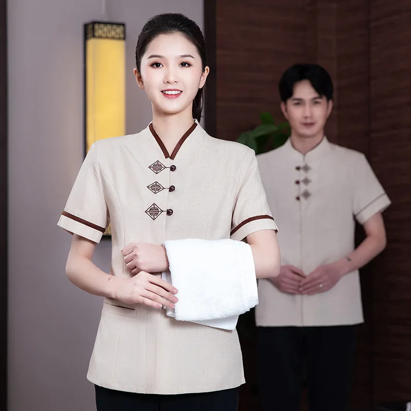 Hotel Housekeeping Staff Uniform Restaurant Cleaning Worker Uniform Cafeteria Sanitation Auntie Cleaning Workwear Short Sleeve
Hotel Housekeeping Staff Uniform Restaurant Cleaning Worker Uniform Cafeteria Sanitation Auntie Cleaning Workwear Short Sleeve