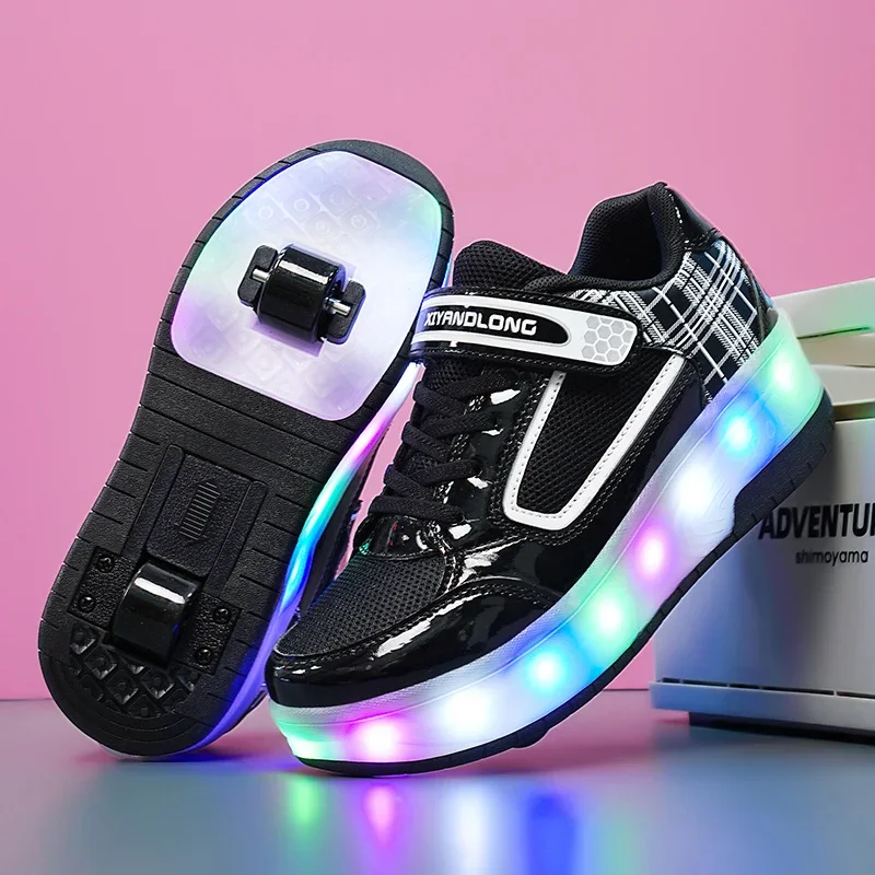 2025 Skates Boys And Girls Fashion Flashing Skates Shoes High-quality Skates 30-43 Size Children's Roller Skating Sports Shoes
2025 Skates Boys And Girls Fashion Flashing Skates Shoes High-quality Skates 30-43 Size Children's Roller Skating Sports Shoes
