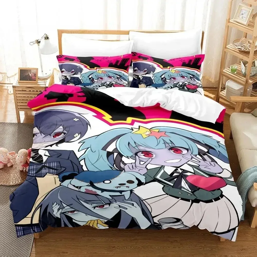 Zombie Land Saga Bedding Set Polyester Bedroom Quilt Cover Set Single Double Size Duvet Cover Pillowcase for Adult Boy Girl 
Zombie Land Saga Bedding Set Polyester Bedroom Quilt Cover Set Single Double Size Duvet Cover Pillowcase for Adult Boy Girl