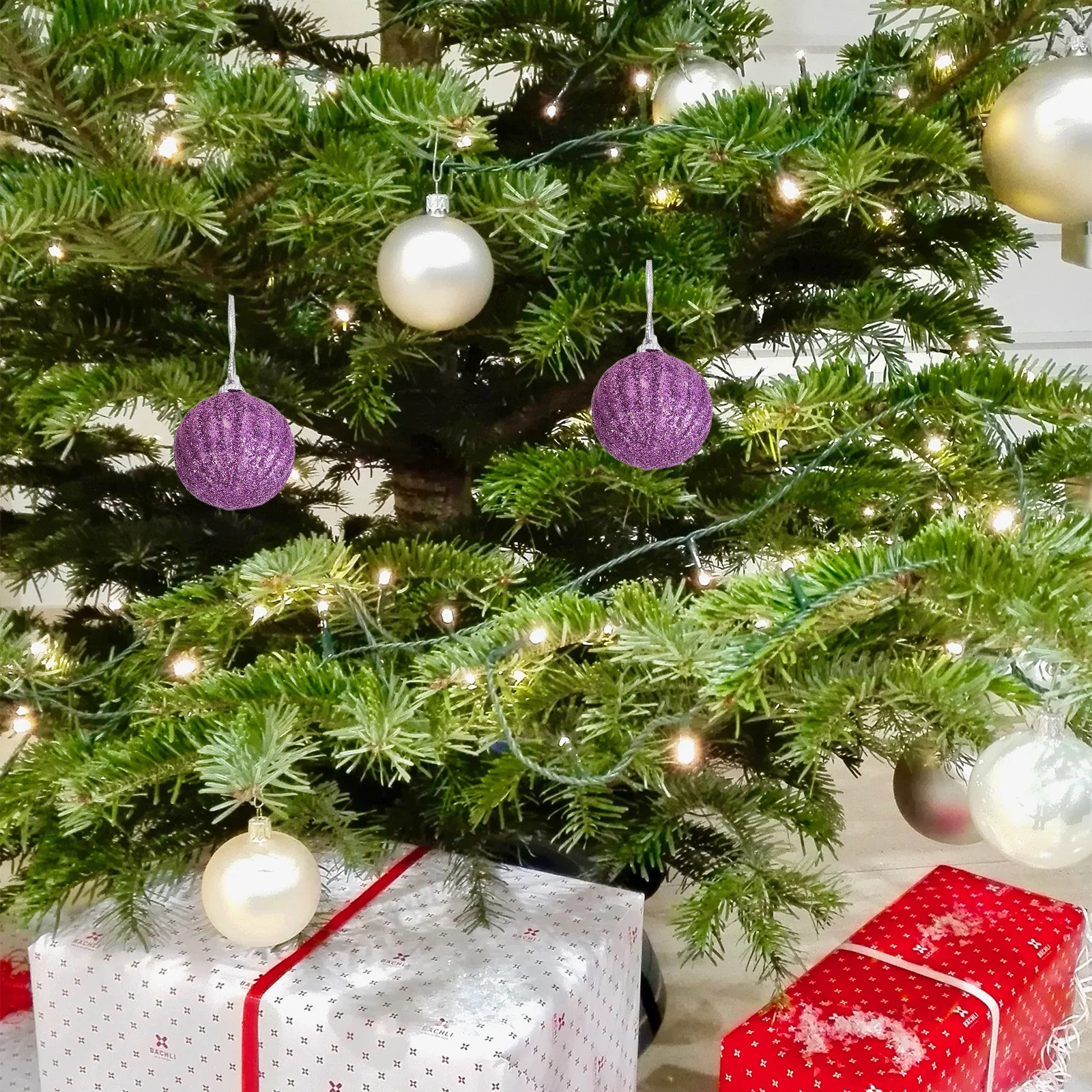 40pcs Christmas Hanging Baubles naments Festive Tree Decorations Shatterproof Holiday Pendant Violet Xmas
40pcs Christmas Hanging Baubles naments Festive Tree Decorations Shatterproof Holiday Pendant Violet Xmas