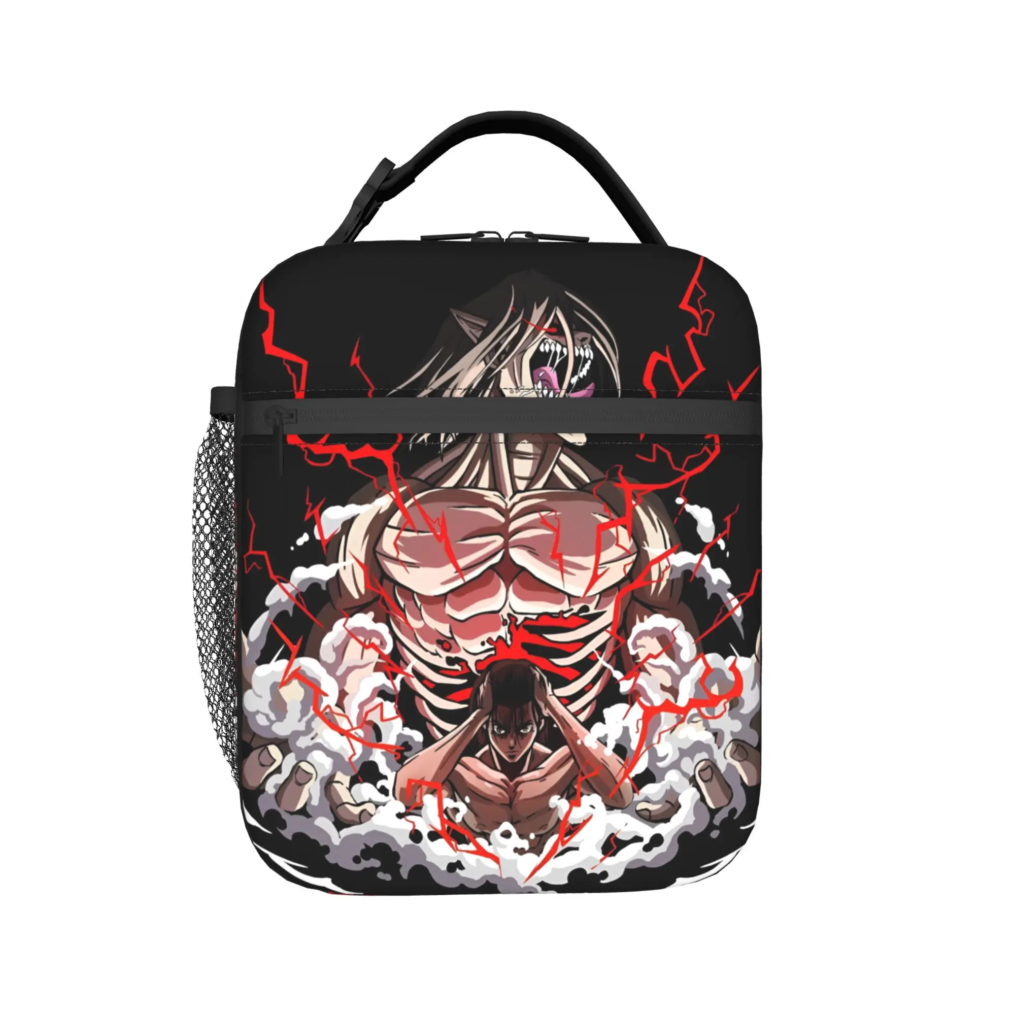 Custom Attack On Titans Thermal Insulated Lunch Bag Women Men Manga Portable Lunch Container for School Office Storage Food Box
Custom Attack On Titans Thermal Insulated Lunch Bag Women Men Manga Portable Lunch Container for School Office Storage Food Box