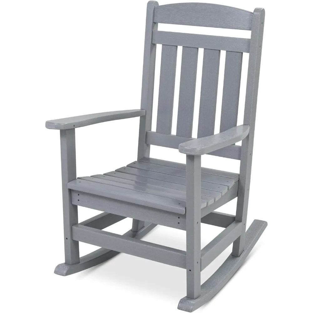 All-Weather Rocking Chair, Indoor Outdoor HDPE Porch Rocker for Patio, Balcony, Backyard, Living Room w/ 300lb Weight Capacity,
All-Weather Rocking Chair, Indoor Outdoor HDPE Porch Rocker for Patio, Balcony, Backyard, Living Room w/ 300lb Weight Capacity,