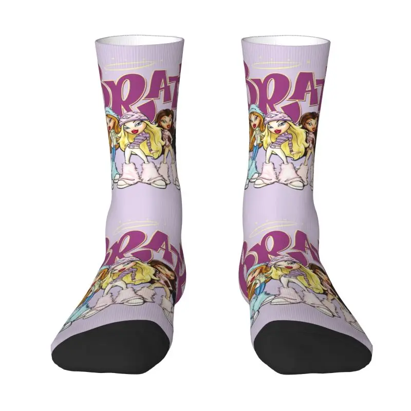 Милые мужские сексуальные носки с героями мультфильмов Bratz Rock Angelz, унисекс, теплые дышащие носки с 3D принтом, мультяшные манги, аниме, носки для экипажа
Милые мужские сексуальные носки с героями мультфильмов Bratz Rock Angelz, унисекс, теплые дышащие носки с 3D принтом, мультяшные манги, аниме, носки для экипажа
