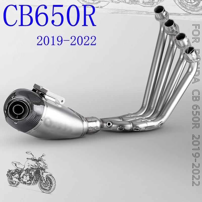 Underbody Full exhaust System Motorcycle exhaust For CB650F CBR650R CB650R CBR650F Modify Front Link Pipe Muffler 2019-2022
Underbody Full exhaust System Motorcycle exhaust For CB650F CBR650R CB650R CBR650F Modify Front Link Pipe Muffler 2019-2022