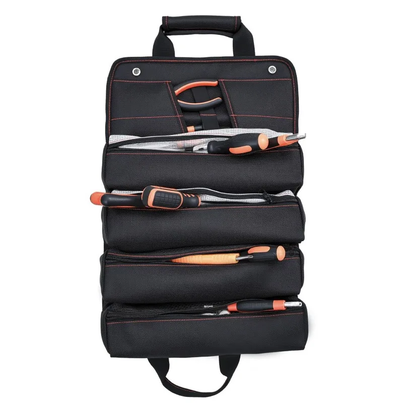 Roll-type Electrician Tool Bag Oxford Cloth Woodworking Storage Tool Kits Vehicle Repairing Multifunctional Tools Organizer
Roll-type Electrician Tool Bag Oxford Cloth Woodworking Storage Tool Kits Vehicle Repairing Multifunctional Tools Organizer