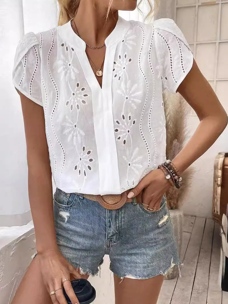 Летний женский кардиган свободного кроя из полиэстера с V-образным вырезом, в европейском и американском стиле
Летний женский кардиган свободного кроя из полиэстера с V-образным вырезом, в европейском и американском стиле