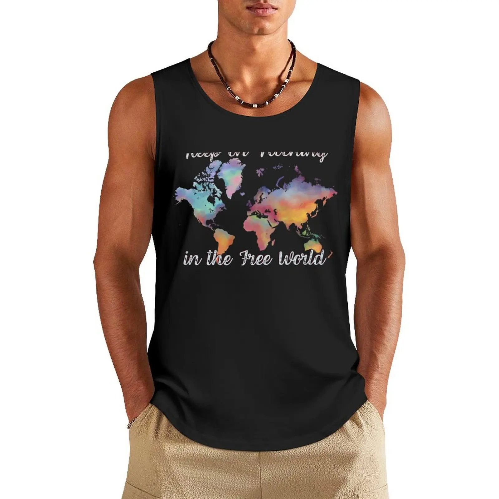 Keep on Rocking in the Free World Tank Top t shirt summer clothes for men bodybuilding t-shirt mens clothing
Keep on Rocking in the Free World Tank Top t shirt summer clothes for men bodybuilding t-shirt mens clothing