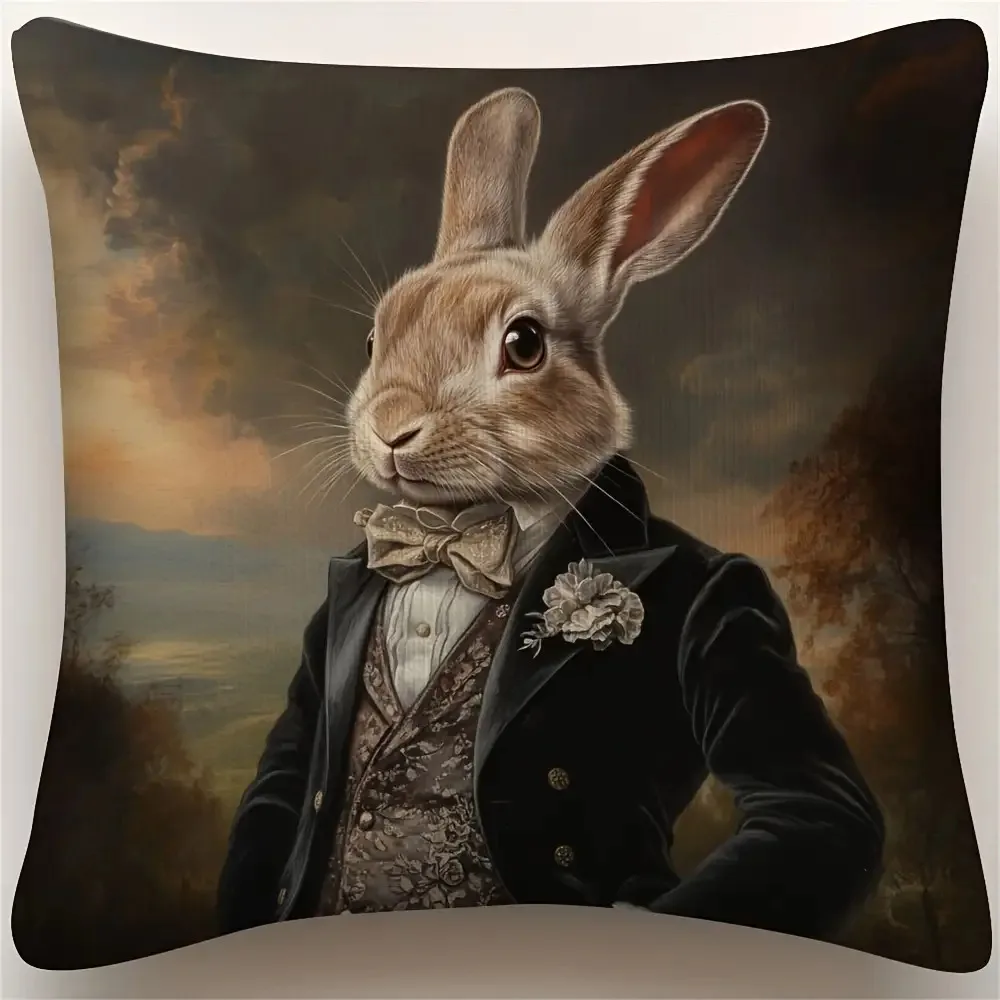 One vintage Victorian style throw pillow cover, suitable for sofa, living room and bedroom decoration (without filling)
One vintage Victorian style throw pillow cover, suitable for sofa, living room and bedroom decoration (without filling)