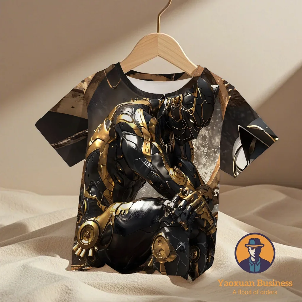 Stylish 2025 Avengers Black Panther Children Boys Girls 3D Cartoon Print Short Sleeve Cooling Windproof Summer Fashion T-Shirt
Stylish 2025 Avengers Black Panther Children Boys Girls 3D Cartoon Print Short Sleeve Cooling Windproof Summer Fashion T-Shirt