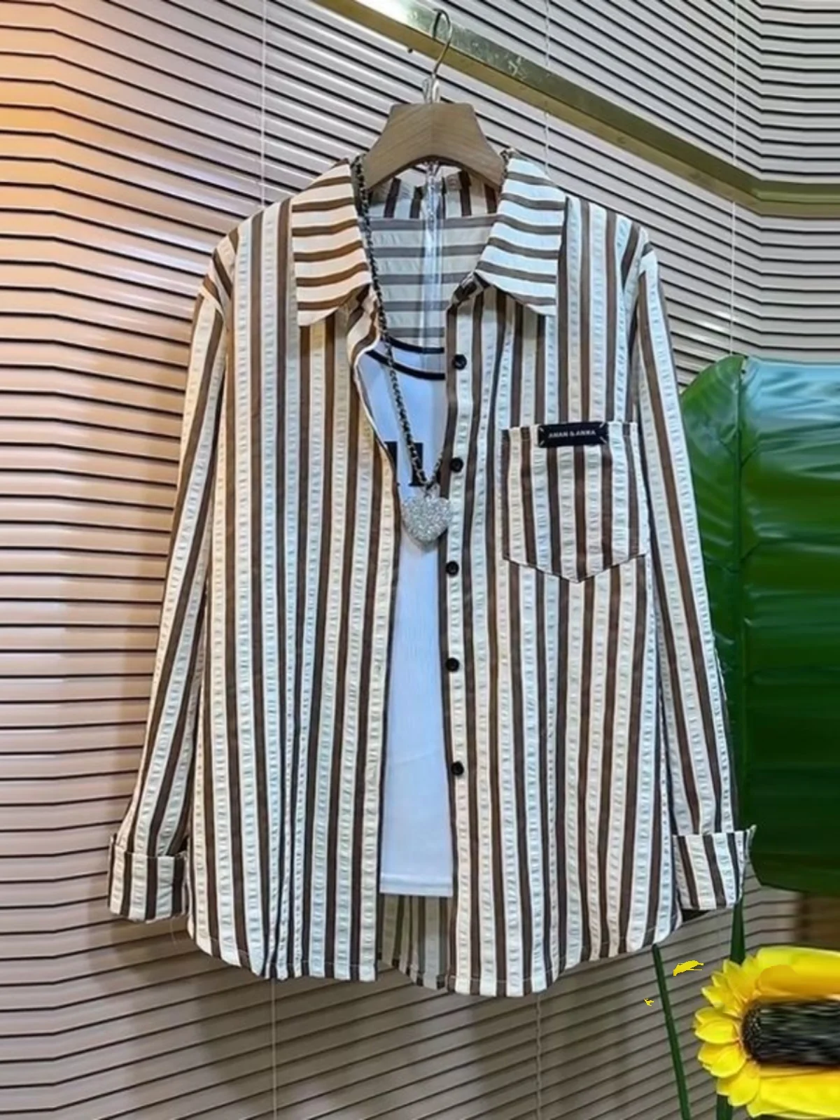 Faionable Casual Base irt Spring Autumn New Sle Quali Women's Clothing Tagkita Brand Collar Long Sve
Faionable Casual Base irt Spring Autumn New Sle Quali Women's Clothing Tagkita Brand Collar Long Sve