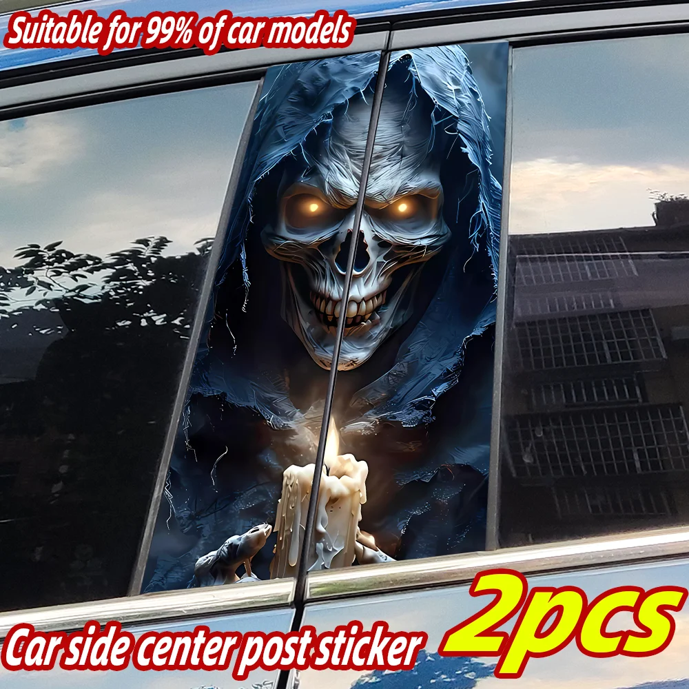 Skull Skeleton Car Stickers Auto B-pillar Waterproof Sunscreen Vinyl Decal Auto Center Column Cover Scratches Decor Accessories
Skull Skeleton Car Stickers Auto B-pillar Waterproof Sunscreen Vinyl Decal Auto Center Column Cover Scratches Decor Accessories