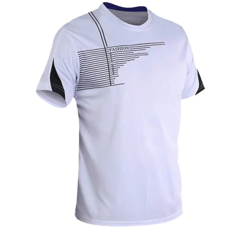 2025 new Summer Ice Silk T-shirt Men's Cold Short Sleeve O-neck Stretch Quick-drying Breathable Sports Shirt T Shirt Men
2025 new Summer Ice Silk T-shirt Men's Cold Short Sleeve O-neck Stretch Quick-drying Breathable Sports Shirt T Shirt Men