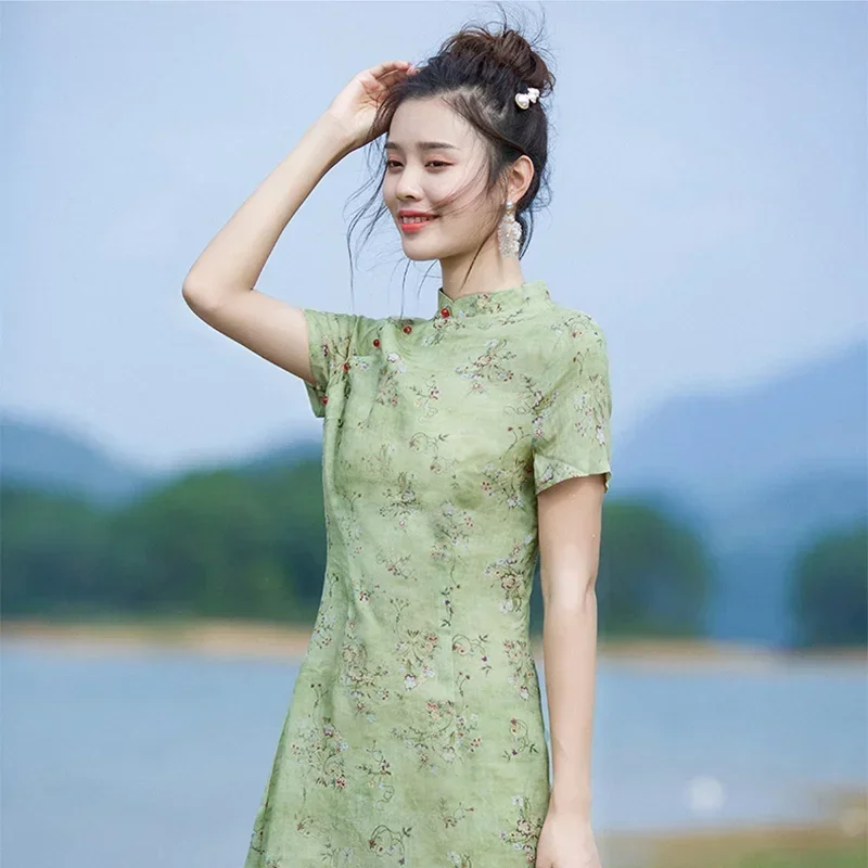 Natural ramie cloth Summer thin linen digital printing skirt organization DIY sewing designer by the meter fabric for dresses
Natural ramie cloth Summer thin linen digital printing skirt organization DIY sewing designer by the meter fabric for dresses