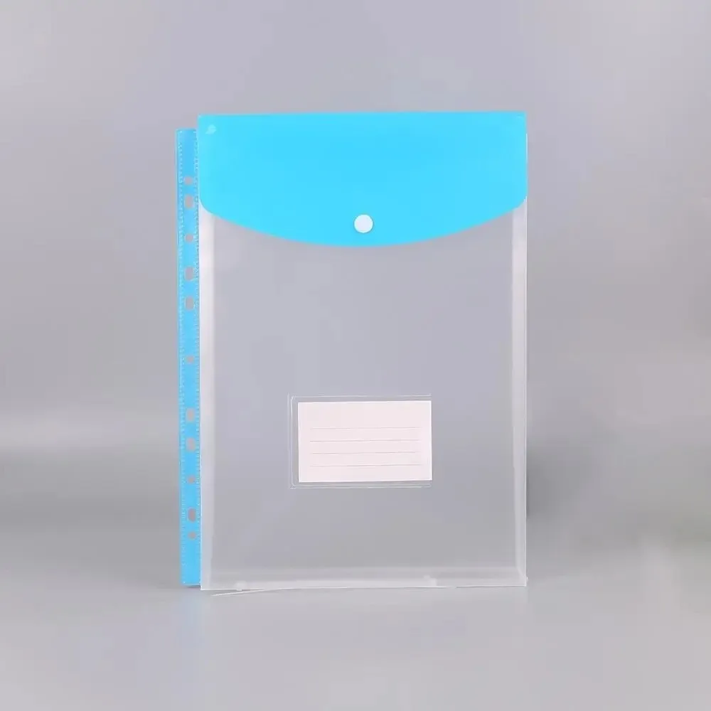 12Pcs Large-Capacity Loose-Leaf File Bags Transparent Waterproof File Folder Expansion Bag Simple 11 Holes Files Envelope Bags
12Pcs Large-Capacity Loose-Leaf File Bags Transparent Waterproof File Folder Expansion Bag Simple 11 Holes Files Envelope Bags