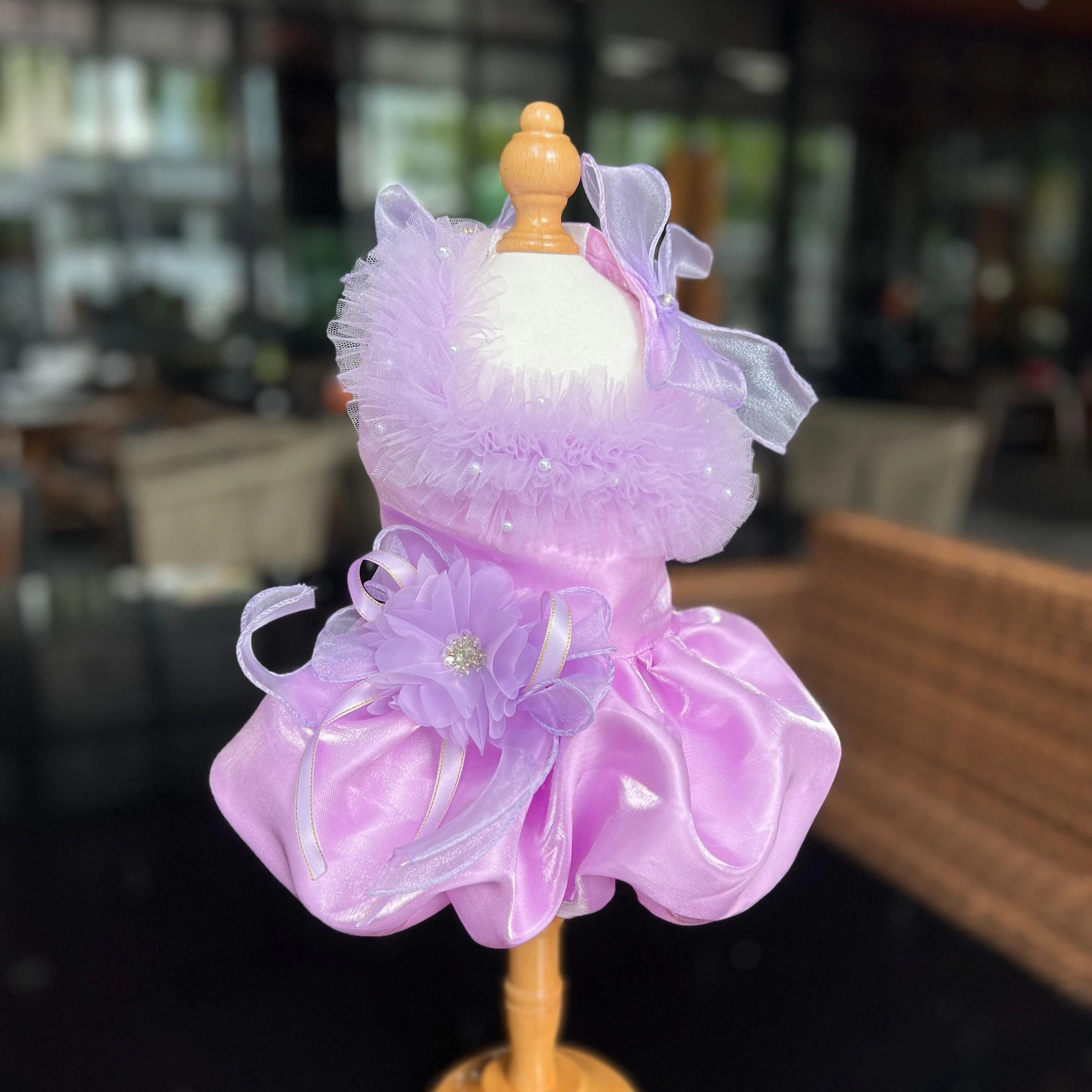 Original Purple Pet Dog Clothes Fashion Hollow Lace Flower Spring Summer Sling Princess Dress For Small Medium Dog Chihuahua
Original Purple Pet Dog Clothes Fashion Hollow Lace Flower Spring Summer Sling Princess Dress For Small Medium Dog Chihuahua