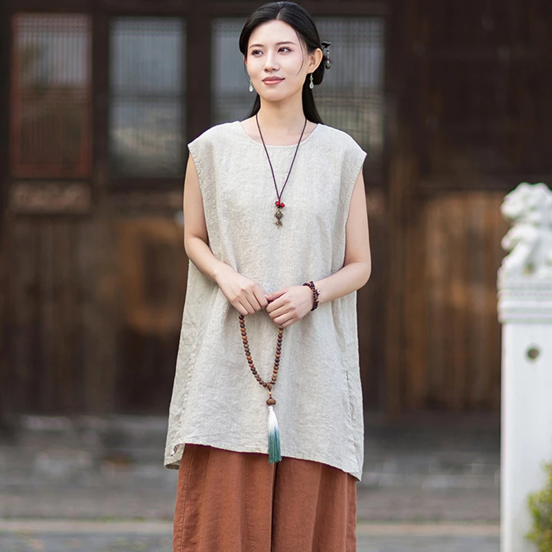 Women Cotton Linen Long T-shirts New Arrival 2026 Summer Vintage Style O-neck Solid Color Loose Female Casual Tops Tees M2685
Women Cotton Linen Long T-shirts New Arrival 2026 Summer Vintage Style O-neck Solid Color Loose Female Casual Tops Tees M2685