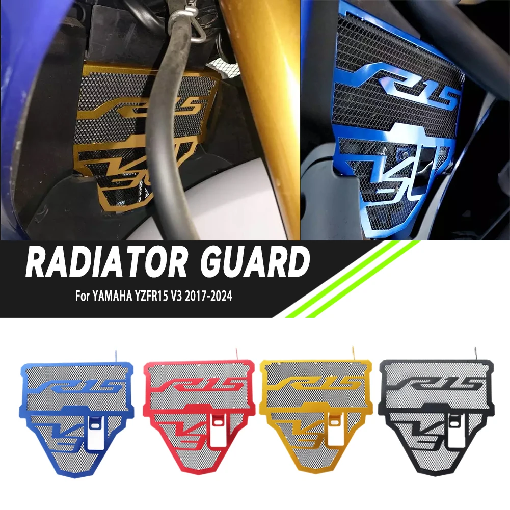 Для YAMAHA YZF R15 V3.0 YZF-R15 V3 2017-2024 решетка радиатора мотоцикла защитная крышка 2024 YZF R15 V3 2022 2023
Для YAMAHA YZF R15 V3.0 YZF-R15 V3 2017-2024 решетка радиатора мотоцикла защитная крышка 2024 YZF R15 V3 2022 2023