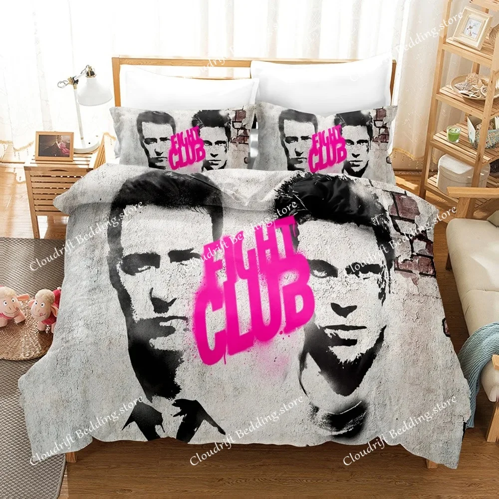 Movies Fight Club bedding set,3D Printed Fight Club Duvet Cover Pillowcase for Teenagers adult Quilt cover Single Double Large
Movies Fight Club bedding set,3D Printed Fight Club Duvet Cover Pillowcase for Teenagers adult Quilt cover Single Double Large