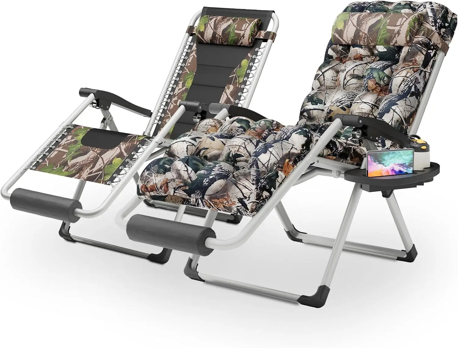 Indoor Zero Gravity Lounge Chairs Set of 2 with Cushion, 25" Reclining Patio Chair Foldable Outdoor Anti-Gravity Recliner Chairs
Indoor Zero Gravity Lounge Chairs Set of 2 with Cushion, 25" Reclining Patio Chair Foldable Outdoor Anti-Gravity Recliner Chairs