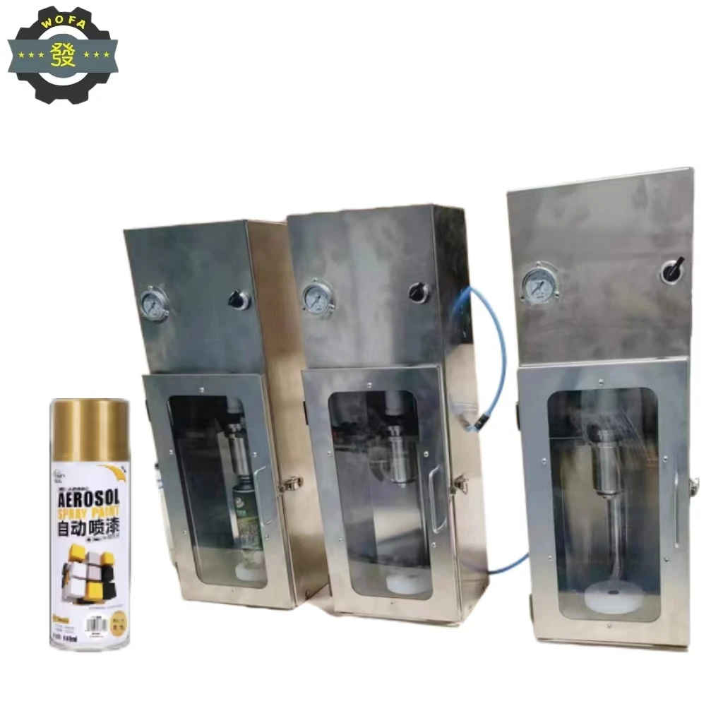 Pneumatic Decontamination Clean From Spray Painting Filling Machine Semi-automatic Aerosol tank Filling Equipment
Pneumatic Decontamination Clean From Spray Painting Filling Machine Semi-automatic Aerosol tank Filling Equipment