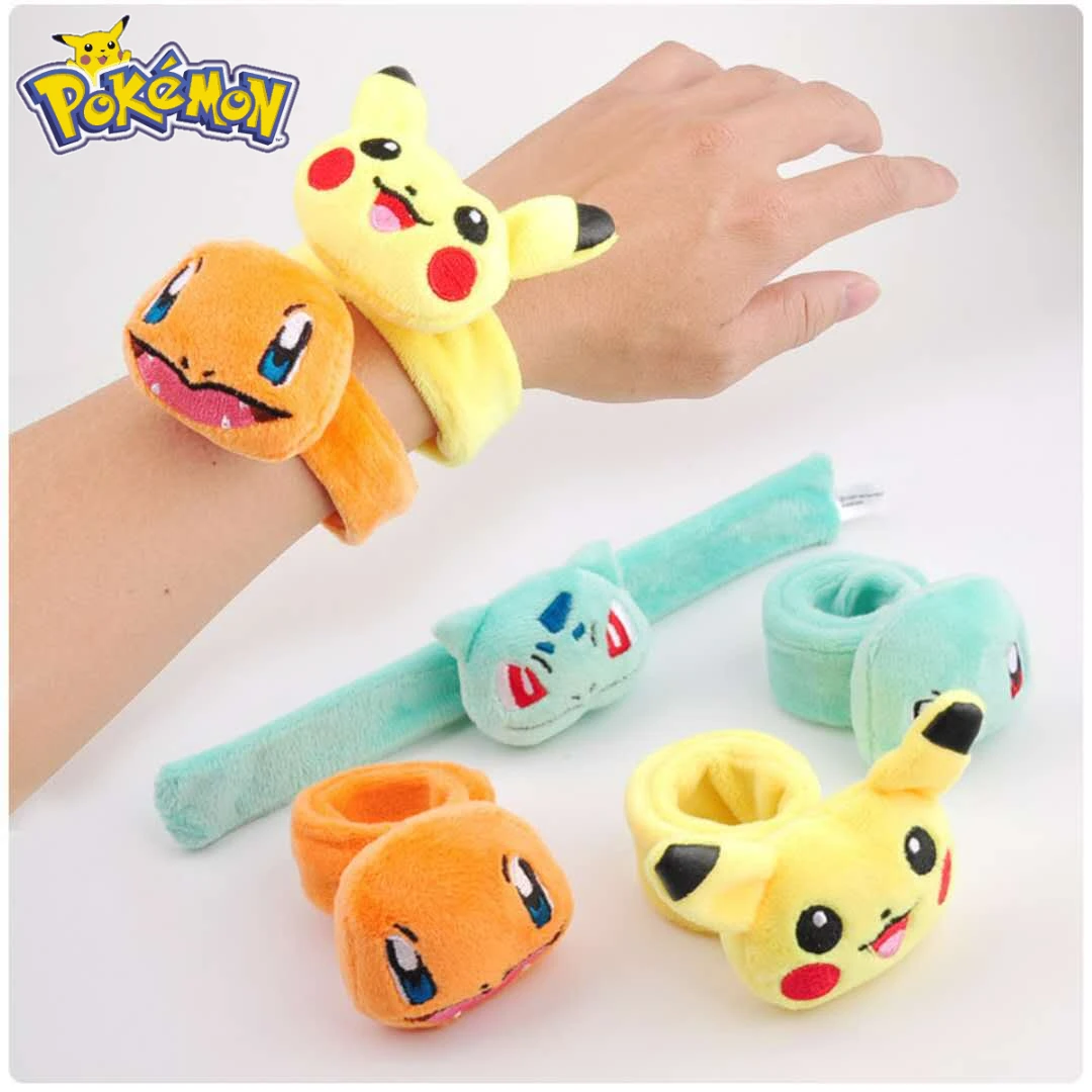 Pokémon Anime Figure Plush Bracelet Cute Pikachu Squirtle Charmander Pat Ring Cute Party Decoration Accessories Kids Toys Gifts
Pokémon Anime Figure Plush Bracelet Cute Pikachu Squirtle Charmander Pat Ring Cute Party Decoration Accessories Kids Toys Gifts