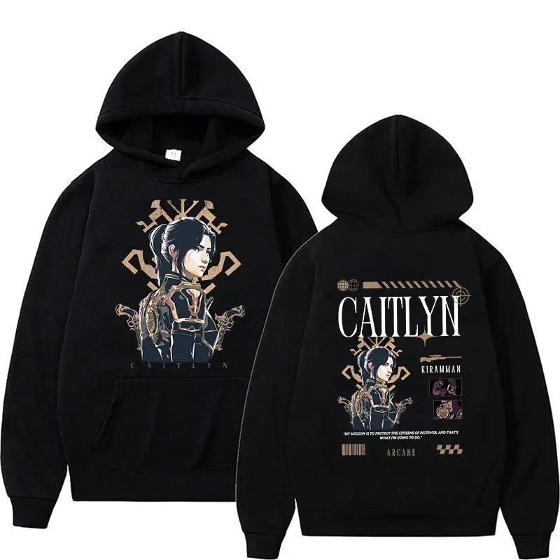 Arcane Caitlyn Kiramman Printing Hoodies Winter Men/Women Long Sleeve Sweatshirt Unisex Hip Hop Streetwear Male Hoody Streetwear
Arcane Caitlyn Kiramman Printing Hoodies Winter Men/Women Long Sleeve Sweatshirt Unisex Hip Hop Streetwear Male Hoody Streetwear