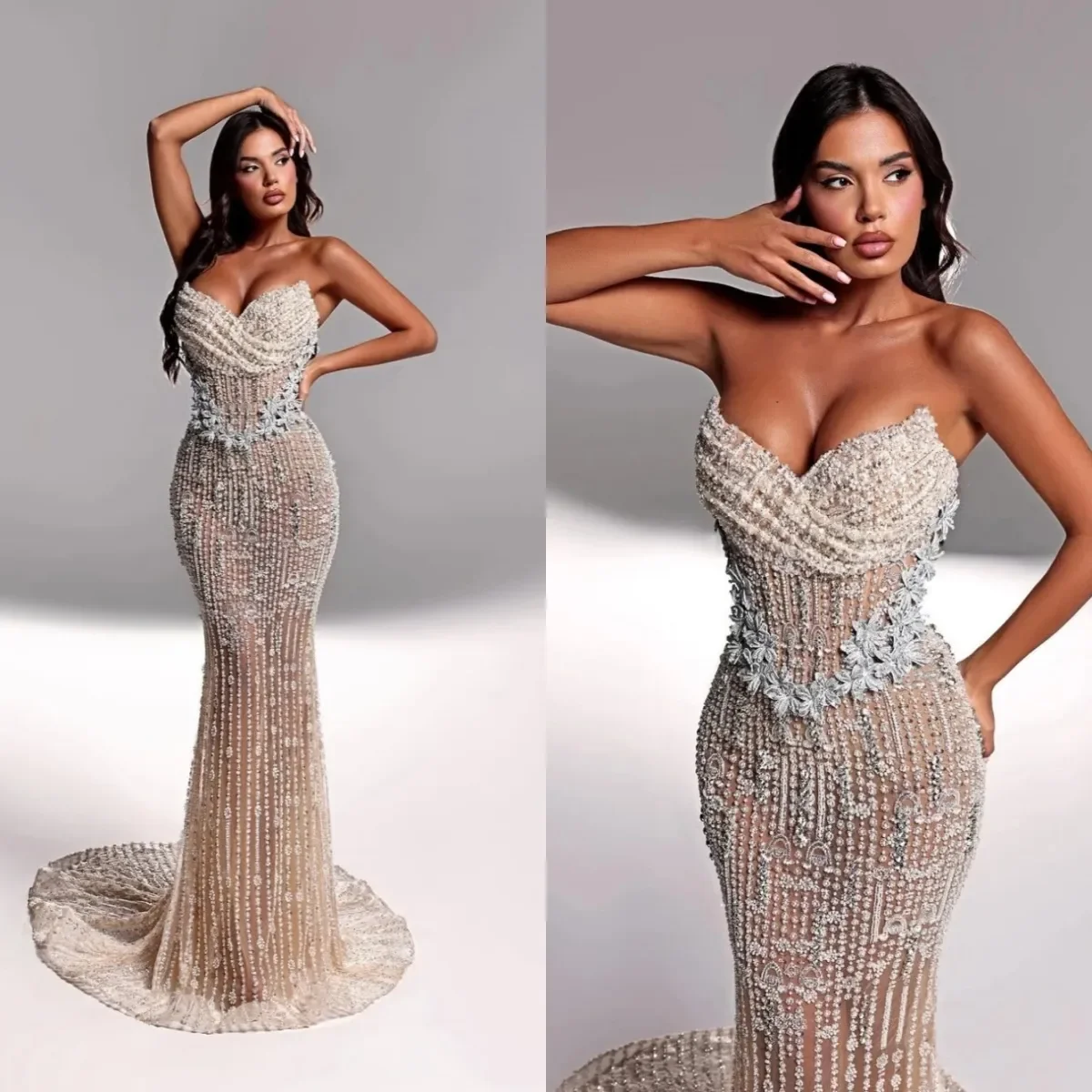 Customized 2025 Luxury Off Shoulder Beaded Evening Dress with Sexy Crystal Sleeveless Ball Sparkling Stickers Party Dress
Customized 2025 Luxury Off Shoulder Beaded Evening Dress with Sexy Crystal Sleeveless Ball Sparkling Stickers Party Dress